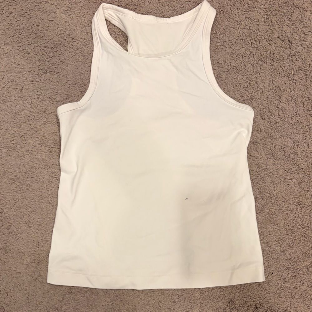 Lululemon Athletica White Tank Top